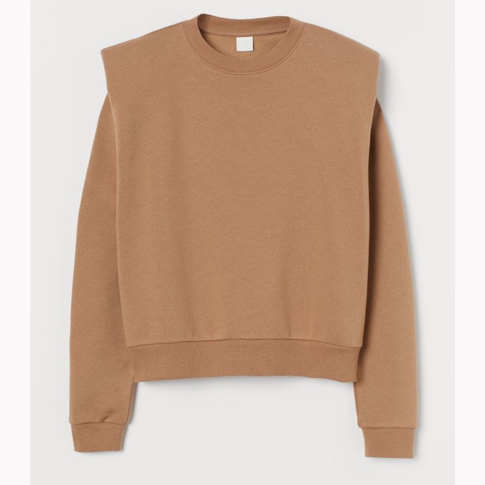 Shoulder Pad Crew Neck